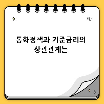통화정책과 기준금리의 상관관계는