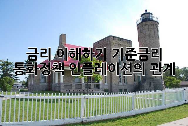 금리 이해하기: 기준금리, 통화정책, 인플레이션의 관계