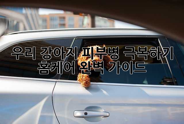 우리 강아지, 피부병 극복하기: 홈케어 완벽 가이드